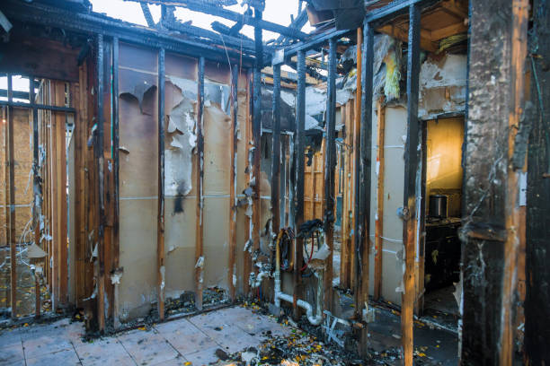 Professional Fire Damage Removal technician working in Solvang, CA